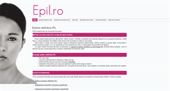 Desktop Screenshot of epil.ro